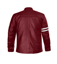 Load image into Gallery viewer, Men&#39;s Stylish Superb Real Genuine Leather Bomber Biker Jacket #507-LE