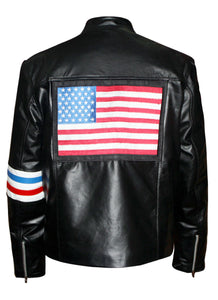 Men's Stylish Superb Real Faux Leather Bomber Biker Jacket #508-FL