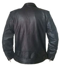 Load image into Gallery viewer, Men&#39;s Stylish Superb Real Faux Leather Bomber Biker Jacket #511-FL