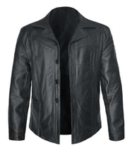 Load image into Gallery viewer, Men&#39;s Stylish Superb Real Genuine Leather Bomber Biker Jacket #519-LE