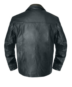 Men's Stylish Superb Real Genuine Leather Bomber Biker Jacket #519-LE