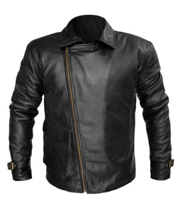 Men's Stylish Superb Real Faux Leather Bomber Biker Jacket #525-FL