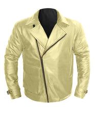 Load image into Gallery viewer, Men&#39;s Stylish Superb Real Genuine Leather Bomber Biker Jacket #525-LE