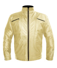 Load image into Gallery viewer, Men&#39;s Stylish Genuine Leather Motorbike Bomber Biker Vintage Style Jacket #530-LE
