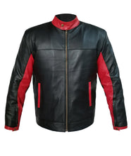 Load image into Gallery viewer, Men&#39;s Stylish Superb Real Faux Leather Bomber Biker Jacket #535-FL