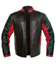 Load image into Gallery viewer, Men&#39;s Stylish Superb Real Faux Leather Bomber Biker Jacket #535-FL