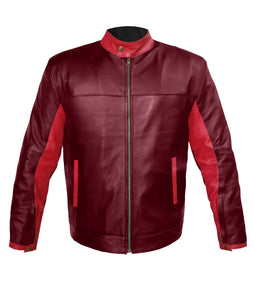 Men's Stylish Superb Real Genuine Leather Bomber Biker Jacket #535-LE