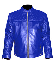 Load image into Gallery viewer, Men&#39;s Stylish Superb Real Genuine Leather Bomber Biker Jacket #538-LE