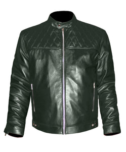 Men's Stylish Superb Real Genuine Leather Bomber Biker Jacket #538-LE