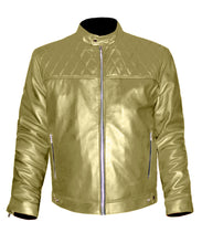 Load image into Gallery viewer, Men&#39;s Stylish Superb Real Genuine Leather Bomber Biker Jacket #538-LE
