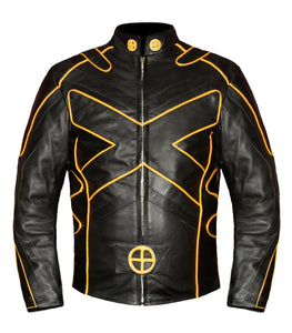Men's Stylish Superb Real Faux Leather Bomber Biker Jacket #551-FL
