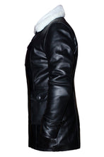 Load image into Gallery viewer, Men&#39;s Stylish Superb Real Faux Leather Bomber Biker Jacket #566-FL