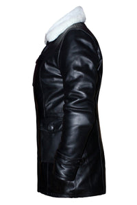 Men's Stylish Superb Real Faux Leather Bomber Biker Jacket #566-FL
