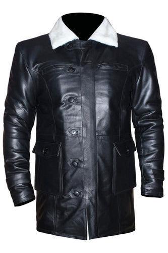 Men's Stylish Superb Real Faux Leather Bomber Biker Jacket #566-FL