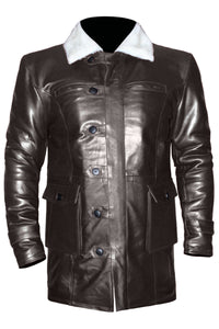 Men's Stylish Superb Real Genuine Leather Bomber Biker Jacket #566-LE