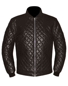 Men's Stylish Superb Real Genuine Leather Bomber Biker Jacket #583-LE