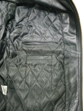 Load image into Gallery viewer, Men&#39;s Stylish Superb Real Faux Leather Bomber Biker Metal Studded Jacket Vest #586-FL
