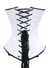 Load image into Gallery viewer, Heavy Duty 26 Double Steel Boned Waist Training Satin Underbust Tight Shaper Corset #8024-SA