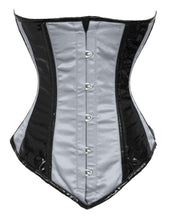 Load image into Gallery viewer, Heavy Duty 26 Double Steel Boned Waist Training PVC &amp; Satin Underbust Tight Shaper Corset #8025-SA