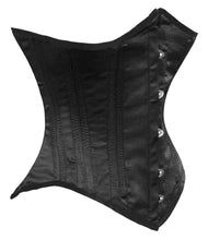 Load image into Gallery viewer, 26 Double Steel Boned Waist Training Tight Lacing Satin Underbust Shaper Corset #8033-OT-SA
