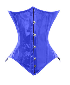 Heavy Duty 26 Double Steel Boned Waist Training PVC Underbust Tight Shaper Corset #8033-PVC