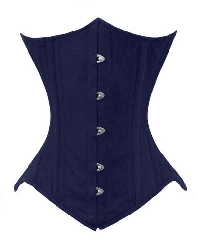 Heavy Duty 26 Double Steel Boned Waist Training Cotton Underbust Shaper Corset #8033-TC1