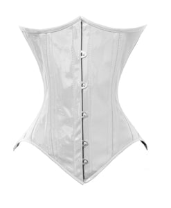 Heavy Duty 26 Double Steel Boned Waist Training PVC Underbust Tight Shaper Corset #8033-PVC