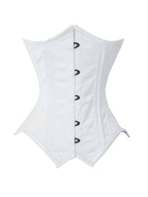 Load image into Gallery viewer, Heavy Duty 26 Double Steel Boned Waist Training Satin Underbust Tight Shaper Corset #8933-OT-SA