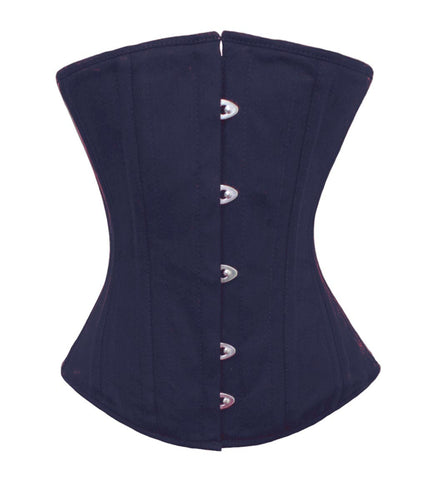 Heavy Duty 26 Double Steel Boned Waist Training Cotton Underbust Tight Shaper Corset #8043-TC