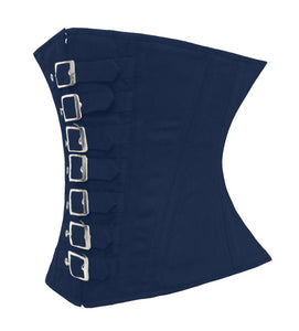 Luvsecretlingerie Heavy Duty 26 Double Steel Boned Waist Training Cotton Underbust Tight Shaper Corset #8045-B-TC