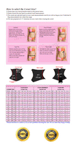 Load image into Gallery viewer, Heavy Duty 18 Double Steel Boned Waist Training Cotton Cincher Waspie Underbust Shaper Corset #8079-TC