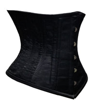 Load image into Gallery viewer, Heavy Duty 26 Double Steel Boned Waist Training Satin Underbust Tight Shaper Corset #8079-L-BT-SA