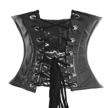 Load image into Gallery viewer, Heavy Duty 18 Double Steel Boned Waist Training PVC Underbust Tight Shaper Corset #8079-PVC