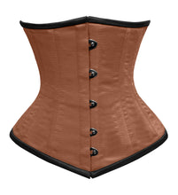 Load image into Gallery viewer, Heavy Duty 26 Double Steel Boned Waist Training Satin Underbust Tight Shaper Corset #8079-L-BT-SA