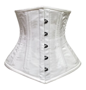 Heavy Duty 26 Double Steel Boned Waist Training Satin Underbust Shaper Corset