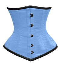 Load image into Gallery viewer, Heavy Duty 26 Double Steel Boned Waist Training Satin Underbust Tight Shaper Corset #8079-L-BT-SA