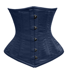 Heavy Duty 26 Double Steel Boned Waist Training Satin Underbust Shaper Corset