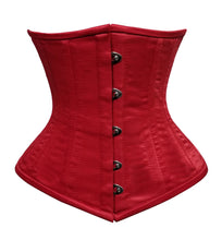 Load image into Gallery viewer, Heavy Duty 26 Double Steel Boned Waist Training Satin Underbust Shaper Corset