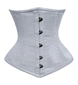 Heavy Duty 26 Double Steel Boned Waist Training Satin Underbust Shaper Corset