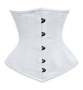 Heavy Duty 26 Double Steel Boned Waist Training Satin Underbust Shaper Corset