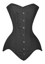 Load image into Gallery viewer, Heavy Duty 26 Double Steel Boned Waist Training Cotton Long Torso Overbust Shaper Corset #8151-TC