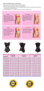 Heavy Duty 22 Double Steel Boned Waist Training Leather Long Torso Overbust Shaper Corset #8289-LE