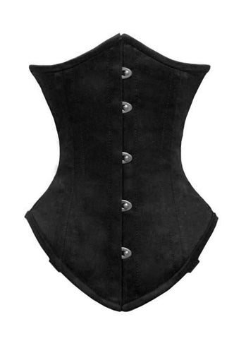 luvsecretlingerie Heavy Duty 26 Double Steel Boned Waist Training Cotton Underbust Tight Shaper Corset #8364-TC