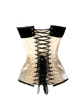 Load image into Gallery viewer, Heavy Duty 26 Double Steel Boned Waist Training Satin Overbust Tight Shaper Corset #8428-SA