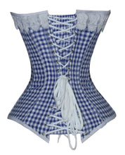 Load image into Gallery viewer, Heavy Duty 26 Double Steel Boned Waist Training Cotton Overbust Corset #8428-DB-TC