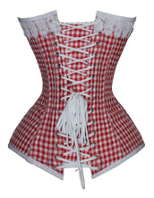 Load image into Gallery viewer, Heavy Duty 26 Double Steel Boned Waist Training Cotton Overbust Corset #8429-DB-TC