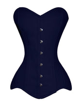 Load image into Gallery viewer, Heavy Duty 26 Double Steel Boned Waist Training Cotton Overbust Corset #8460-TC