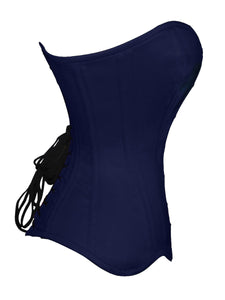 Heavy Duty 26 Double Steel Boned Waist Training Cotton Overbust Corset #8460-TC