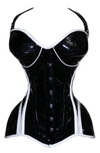 Load image into Gallery viewer, Heavy Duty 26 Double Steel Boned Waist Training PVC Overbust Tight Shaper Corset #8462 B-PVC