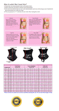 Load image into Gallery viewer, Heavy Duty 26 Double Steel Boned Waist Training Cotton Underbust Tight Shaper Corset #8520-S-TC